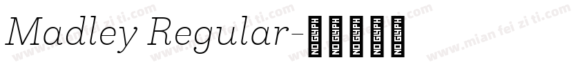 Madley Regular字体转换